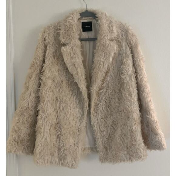 Theory Clairene Faux Fur Coat - Picture 2 of 9